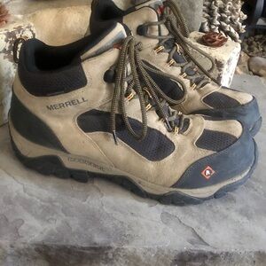 MerrellMOAB ONSET Mens10.5M Waterproof Work Hiking BOOTS Composite Toe MidCalf